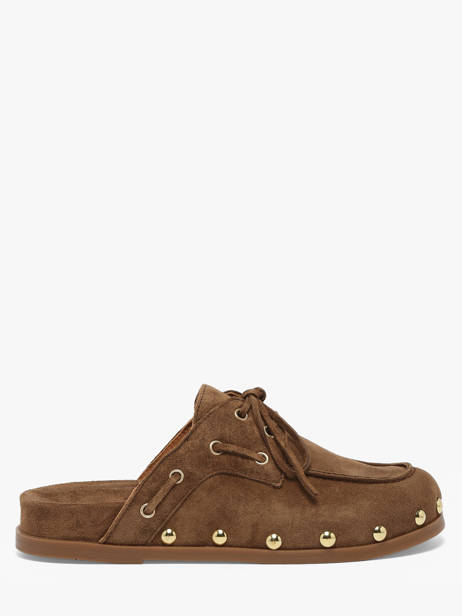 Slippers Uit Leder Alpe Bruin women 53971119